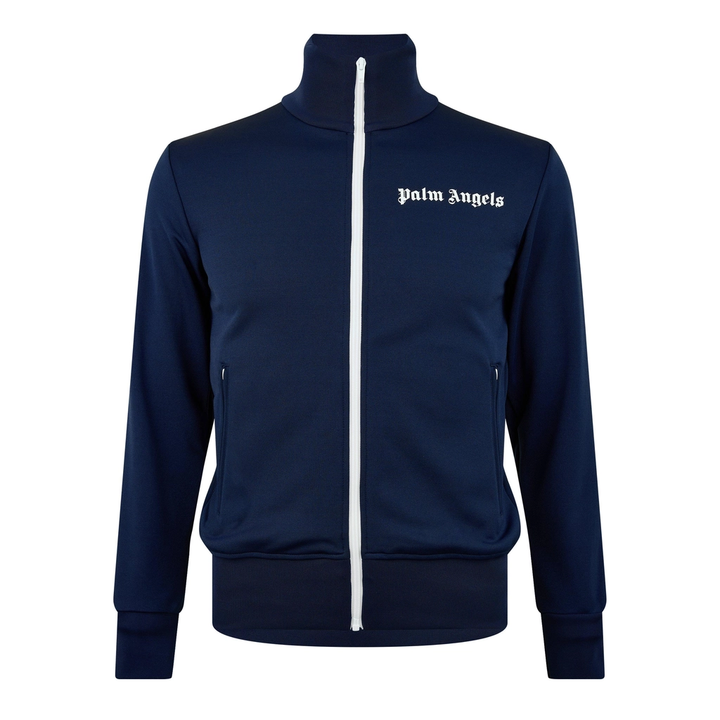 Palm Angels Logo Track Jacket - Navy